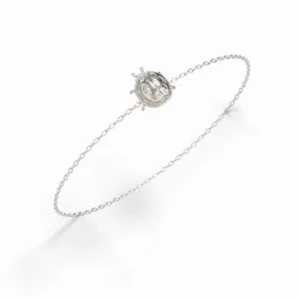 PULSEIRA JOANINHA PEQUENO OURO BRANCO