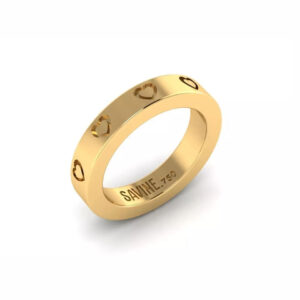 ANEL AMORE FINO AMARELO