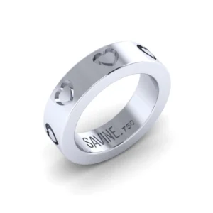 ANEL AMORE MÉDIO BRANCO