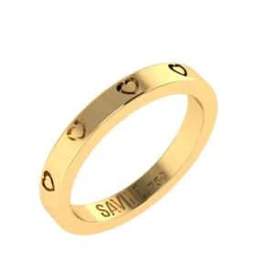 ANEL AMORE MINI OURO AMARELO