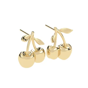 BRINCO CEREJINHA MINI OURO AMARELO