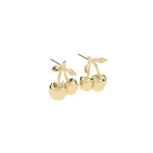 BRINCO CEREJINHA MINI OURO AMARELO