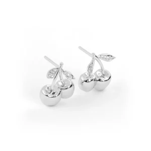 BRINCO CEREJINHA PEQUENO OURO BRANCO