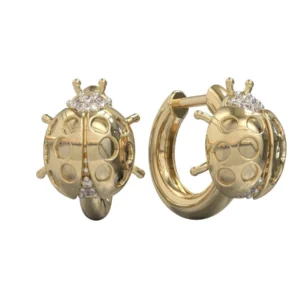 BRINCO JOANINHA ARGOLA PEQUENO OURO AMARELO