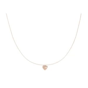 COLAR 1 CORAÇÃO OURO ROSÉ
