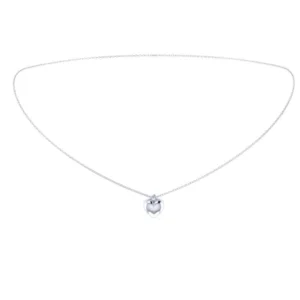 COLAR CORAÇÃO OURO BRANCO