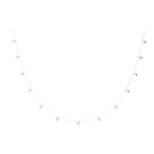 COLAR TREZE CORAÇÕES BABY OURO BRANCO