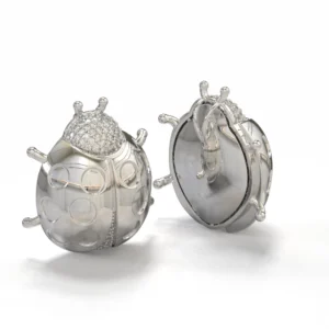 PINGENTE JOANINHA MÉDIO OURO BRANCO