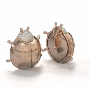 PINGENTE JOANINHA MÉDIO OURO ROSÉ