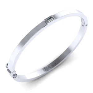 PULSEIRA ONE CUBE INVERTIDA OURO BRANCO